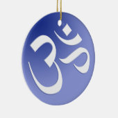 Ornement bleu de symbole de l'OM (Droite)