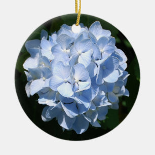 Ornement bleu d'hortensia