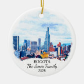 Ornement Bogota personnalisé, Colombie (Devant)