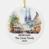 Ornement Bordeaux personnalisé, France (Devant)