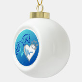 Ornement Boule Logo Hiver (Droite)