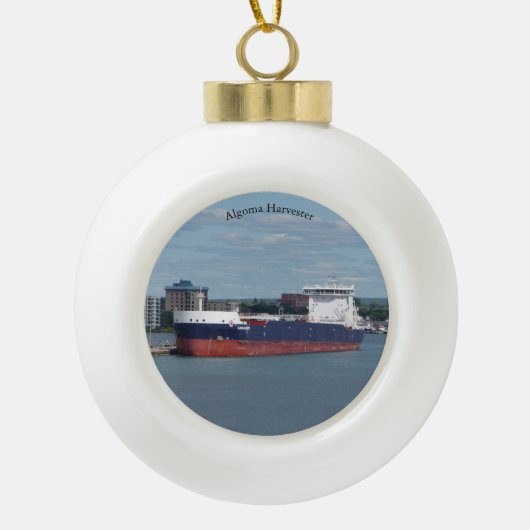 Ornement boule ou flocon de neige Algoma Harvester (Devant)