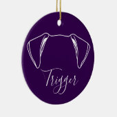 Ornement Boxer (Empreintes de pattes) (Droite)