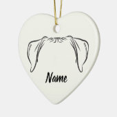 Ornement Boxer - PAWSitivement Obéissant  (Gauche)