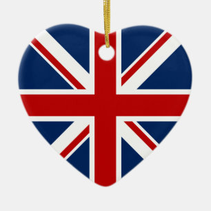 Ornement britannique de Noël de drapeau