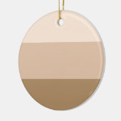 Ornement Brown en céramique rayée Ombre (Gauche)