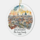 Ornement Bucarest personnalisé, Ornement Roumanie (Gauche)