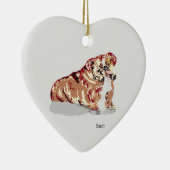 Ornement : Bulldog anglais (Droite)