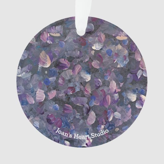 Ornement Bulles Violettes (devant)