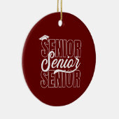 Ornement cadeau de diplôme personnalisé (Droite)