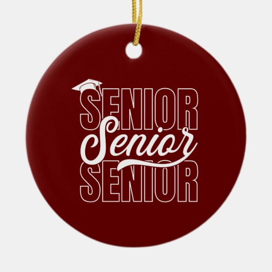 Ornement cadeau de diplôme personnalisé (Devant)