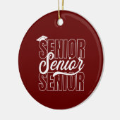 Ornement cadeau de diplôme personnalisé (Gauche)