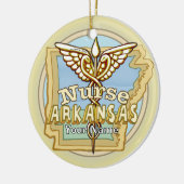 Ornement Caducée d'infirmière de l'Arkansas (Gauche)