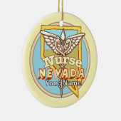 Ornement Caducée d'infirmière du Nevada (Droite)