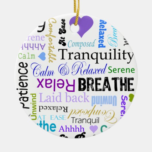 ornement calme et détendant d'Effort-soulagement (Devant)