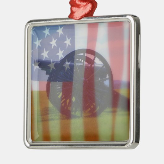 Ornement Cannon & Drapeau (Gauche)