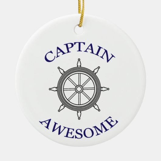 Ornement "Capitaine Awesome" (Devant)