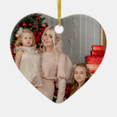 Ornement cardiaque à deux faces - Photo & Verse Ke (Devant)