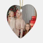 Ornement cardiaque à deux faces - Photo & Verse Ke (Gauche)