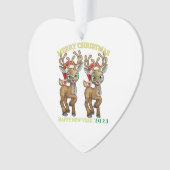 Ornement cardiaque acrylique (devant)