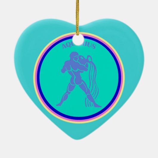 Ornement cardiaque Aquarius (Dos)