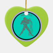 Ornement cardiaque Aquarius (Dos)