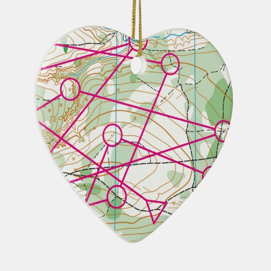 Ornement cardiaque - cours d'orientation (Droite)