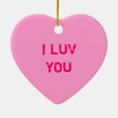 Ornement cardiaque de conversation (Dos)