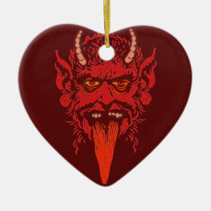 Ornement cardiaque de Krampus
