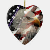 Ornement cardiaque de l'aigle américain (Droite)