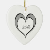 Ornement cardiaque du 25e anniversaire (Droite)
