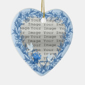 Ornement cardiaque personnalisé Dove (Droite)