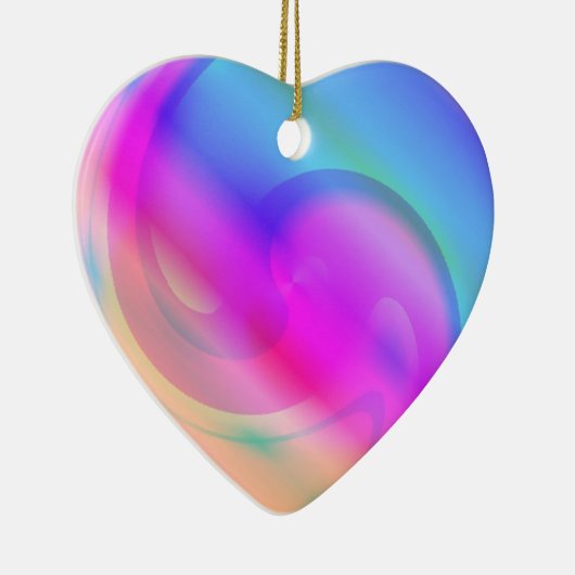 Ornement cardiaque psychédélique (Droite)