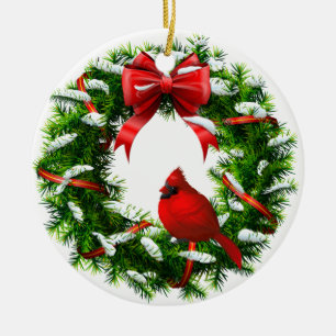 Ornement cardinal de Noël