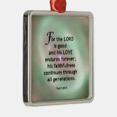 Ornement Carré Argenté 100:5 de psaume (Droite)