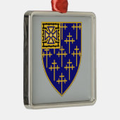 Ornement Carré Argenté 34e régiment d'infanterie (Droite)