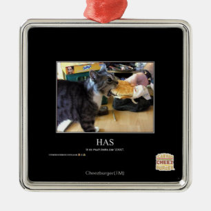 ORNEMENT CARRÉ ARGENTÉ A