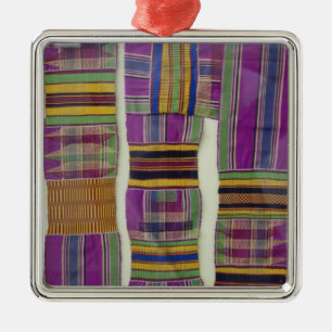 Ornement Carré Argenté Afrique, Ghana, Accra. Musée national, considéré