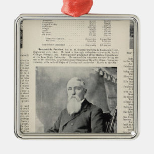 Ornement Carré Argenté Agriculture à Santa Rosa, la Californie