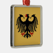 Ornement Carré Argenté Aigle allemand (Droite)