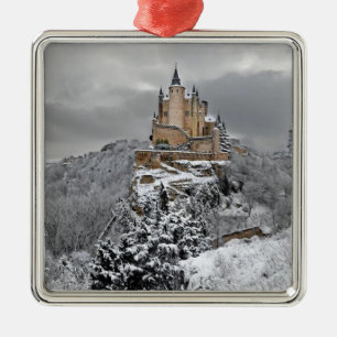 Ornement Carré Argenté Alcazar de Segovia, Espagne