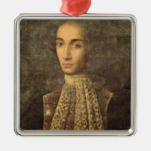 Ornement Carré Argenté Alessandro Scarlatti