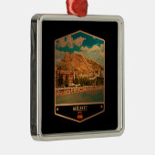 Ornement Carré Argenté Alicante (Droite)