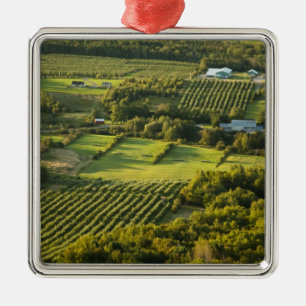 Ornement Carré Argenté Amérique du Nord, Canada, Nouvelle-Écosse, Annap