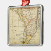 Ornement Carré Argenté Amérique du Sud (Gauche)