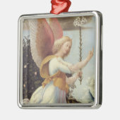 Ornement Carré Argenté Ange Gabriel (Gauche)
