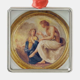 Ornement Carré Argenté Apollo et Phaethon, c.1634 (fresque)