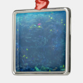 Ornement Carré Argenté Aquarium de la Géorgie (Gauche)