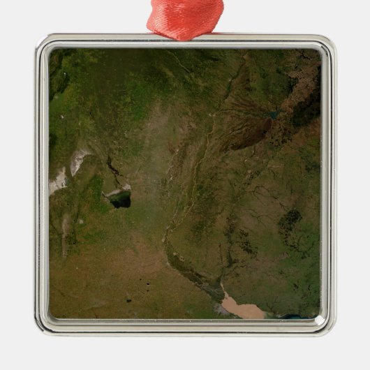 Ornement Carré Argenté Argentine (Devant)