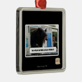 Ornement Carré Argenté Arrose (Droite)